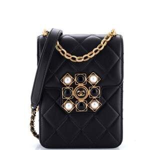 Chanel Resin And Pearl Cc Flap Bag #254538C39B